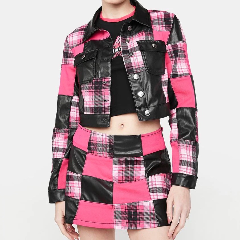 Dolls Kill Patchwork Skirt